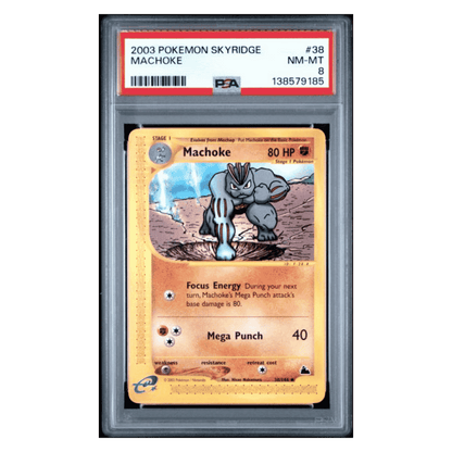 Machoke PSA 8 2003 Pokemon Skyridge Card #38