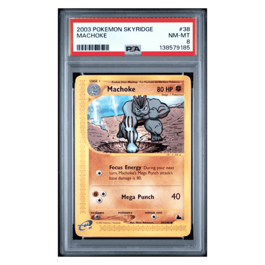 Machoke PSA 8 2003 Pokemon Skyridge Card #38