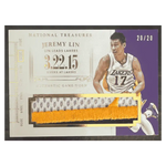 
Jeremy Lin 2014-15 Panini National Treasures Timelines Game Worn Patch