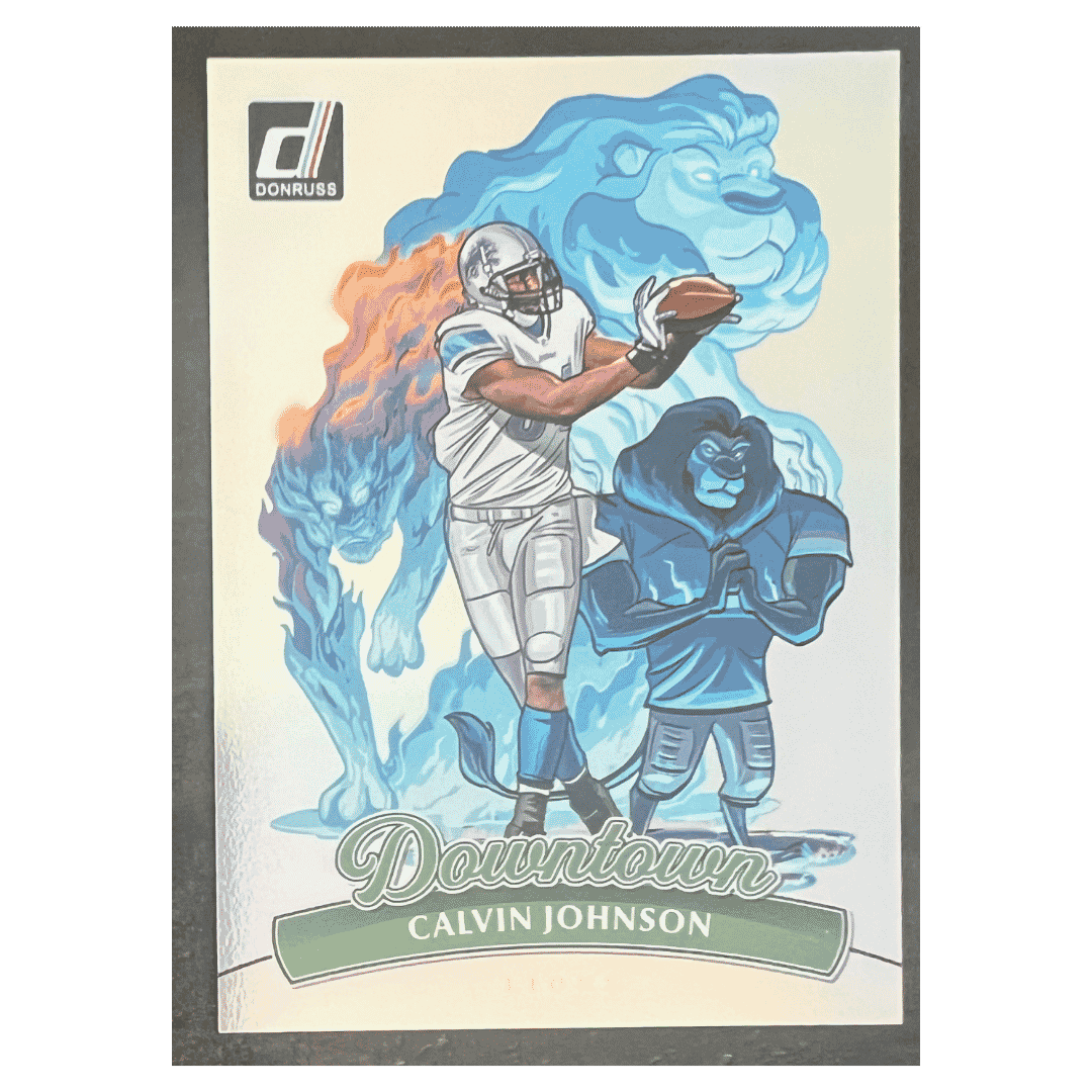 Calvin Johnson 2025 Panini Donruss Downtown Card #4