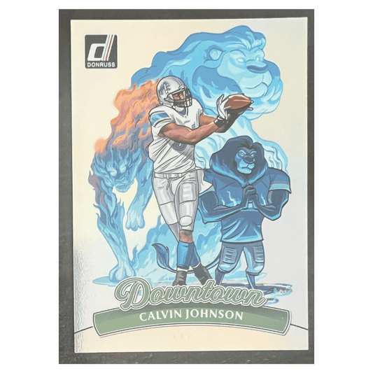 Calvin Johnson 2025 Panini Donruss Downtown Card #4