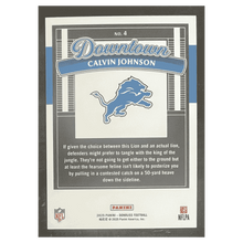 Calvin Johnson 2025 Panini Donruss Downtown Card #4