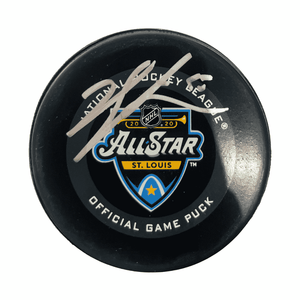 Jordan Binnington St Louis Blues Autographed 2020 All Star Game Official Game Puck - Fanatics COA