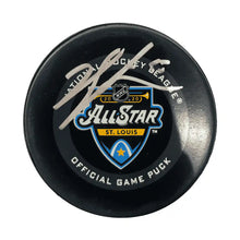 Jordan Binnington St Louis Blues Autographed 2020 All Star Game Official Game Puck - Fanatics COA