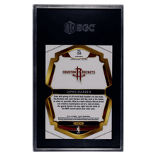 James Harden SGC 9.5 2018-19 Panini Select Zebra Prizm Case Hit Card #158