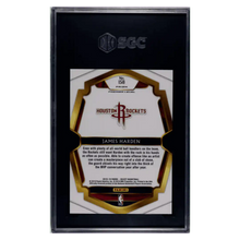 James Harden SGC 9.5 2018-19 Panini Select Zebra Prizm Case Hit Card #158