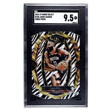 James Harden SGC 9.5 2018-19 Panini Select Zebra Prizm Case Hit Card #158
