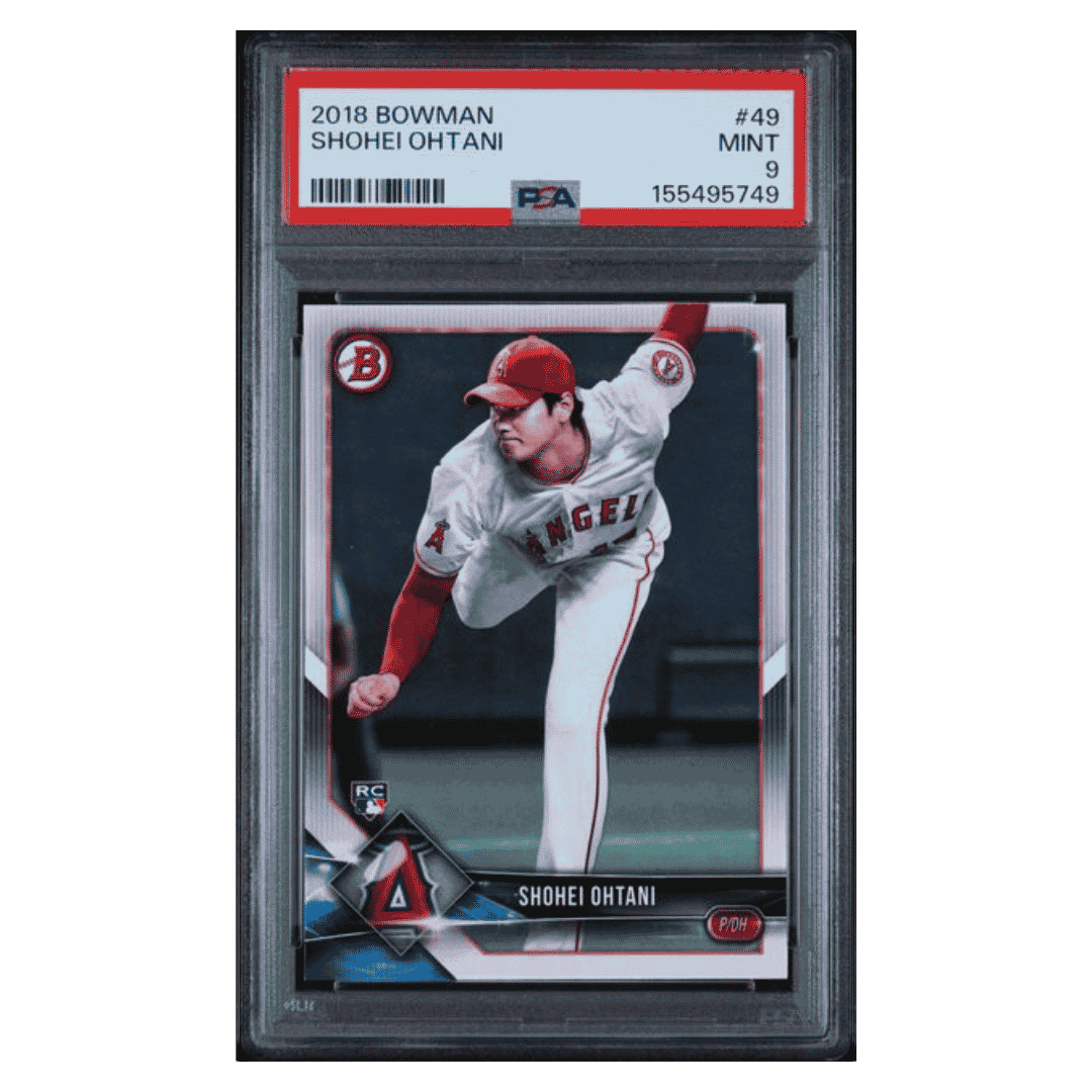 Shohei Ohtani PSA 9 2018 Topps Bowman Card #49