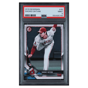 Shohei Ohtani PSA 9 2018 Topps Bowman Card #49