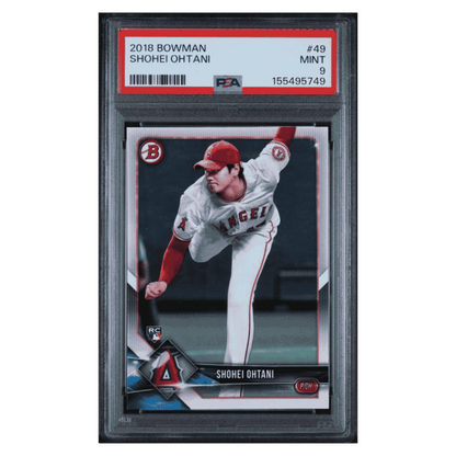 Shohei Ohtani PSA 9 2018 Topps Bowman Card #49