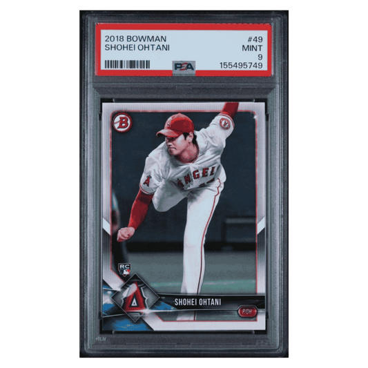 Shohei Ohtani PSA 9 2018 Topps Bowman Card #49