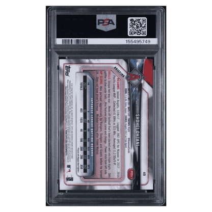 Shohei Ohtani PSA 9 2018 Topps Bowman Card #49