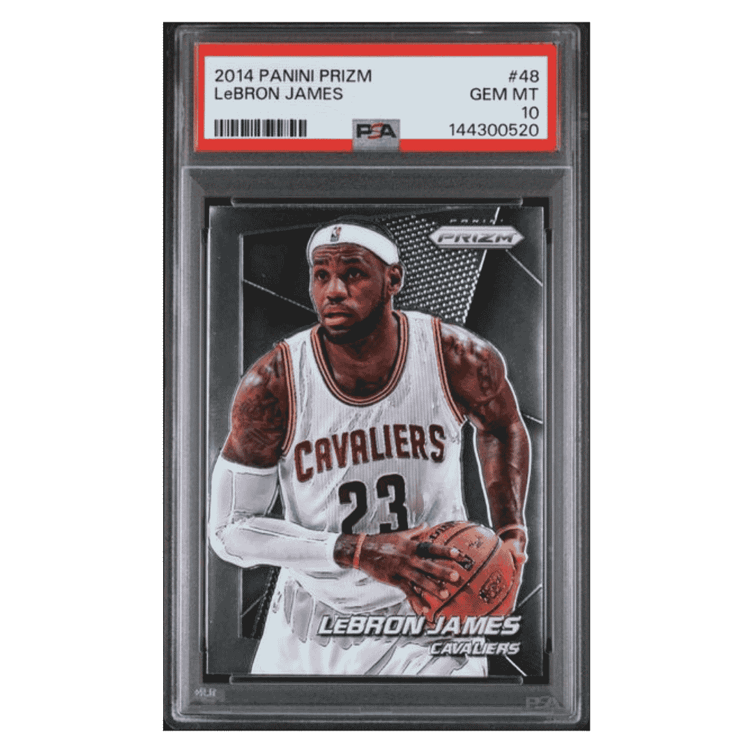 LeBron James PSA 10 2014 Panini Prizm Card #48