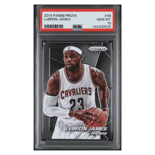 LeBron James PSA 10 2014 Panini Prizm Card #48