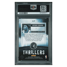 Anthony Edwards PSA 9 2023 Panini Phoenix Thrillers Pink #d/ 99 Card #9