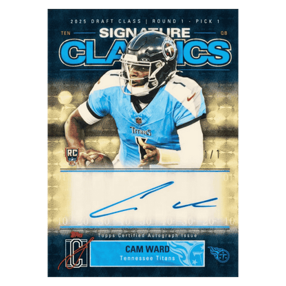 2025-26 Topps Signature Class Football Blaster Box