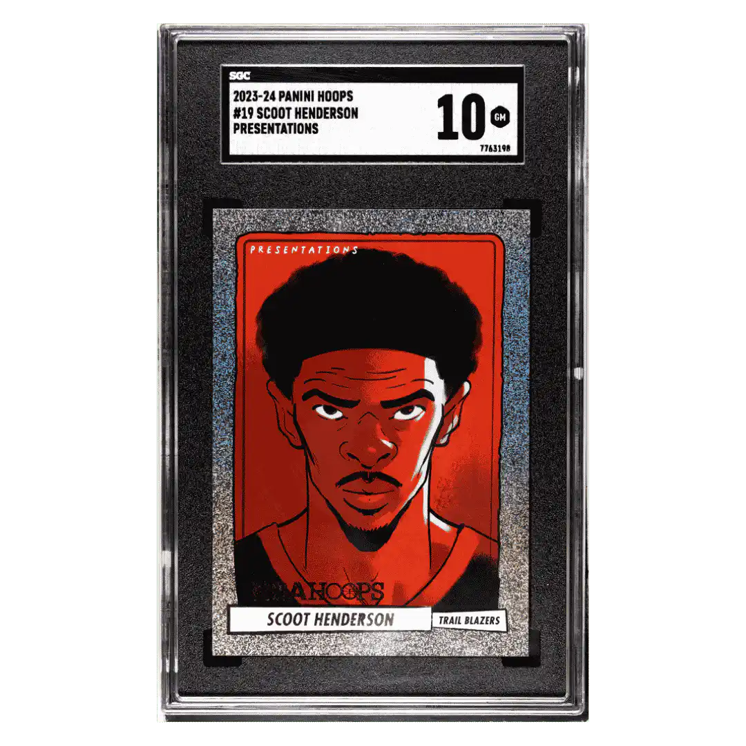 Scoot Henderson SGC 10 2023-24 Panini Hoops Presentations Card #19