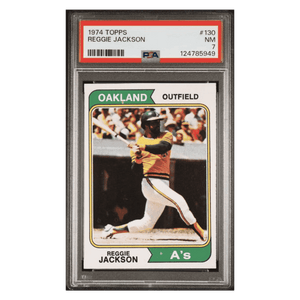 Reggie Jackson PSA 7 1974 Topps Card #130