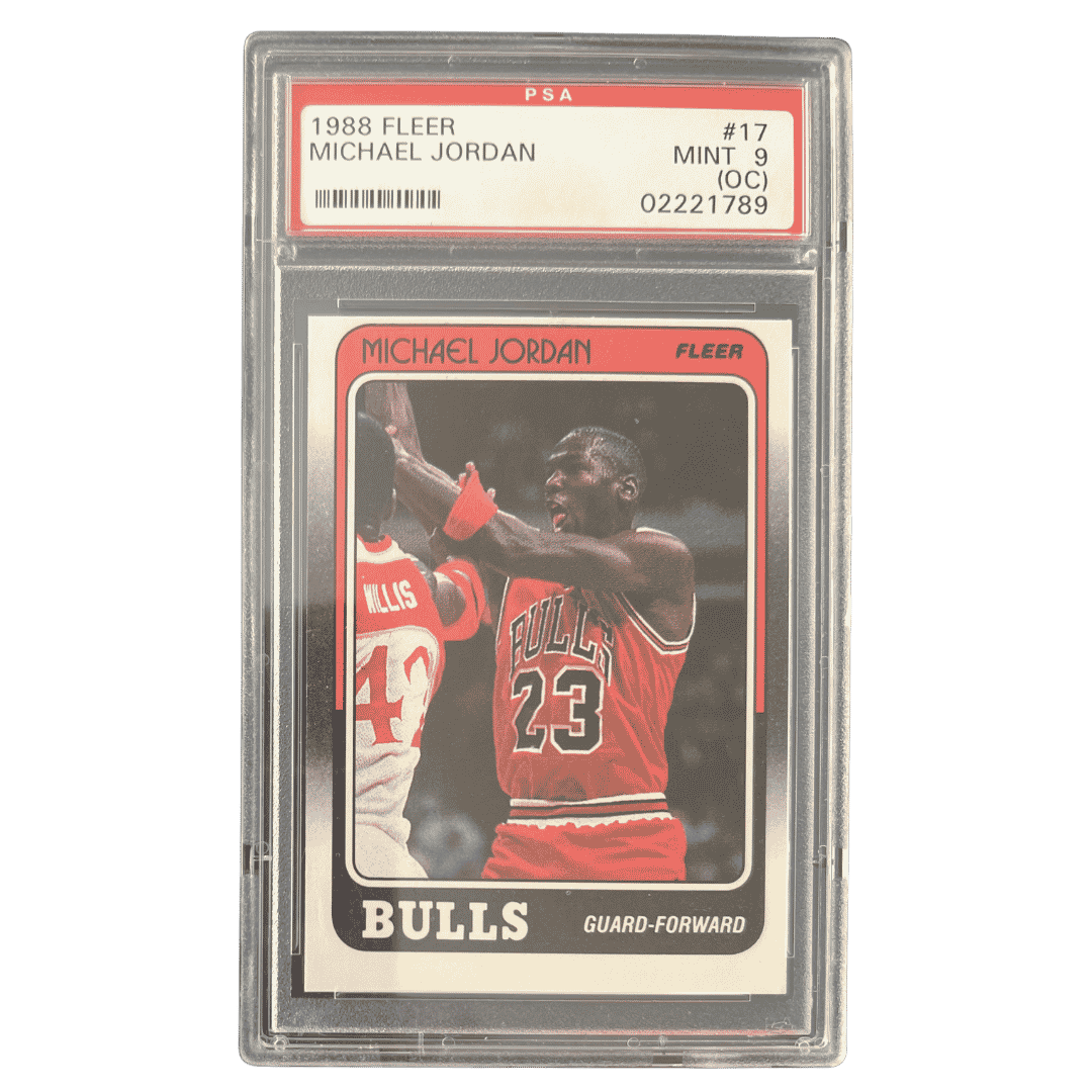 Michael Jordan PSA 9 1988 Fleer Card #17