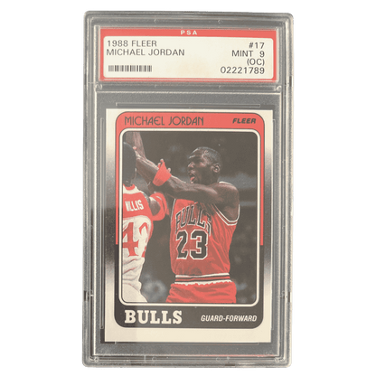 Michael Jordan PSA 9 1988 Fleer Card #17