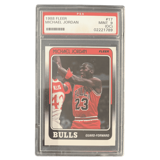 Michael Jordan PSA 9 1988 Fleer Card #17