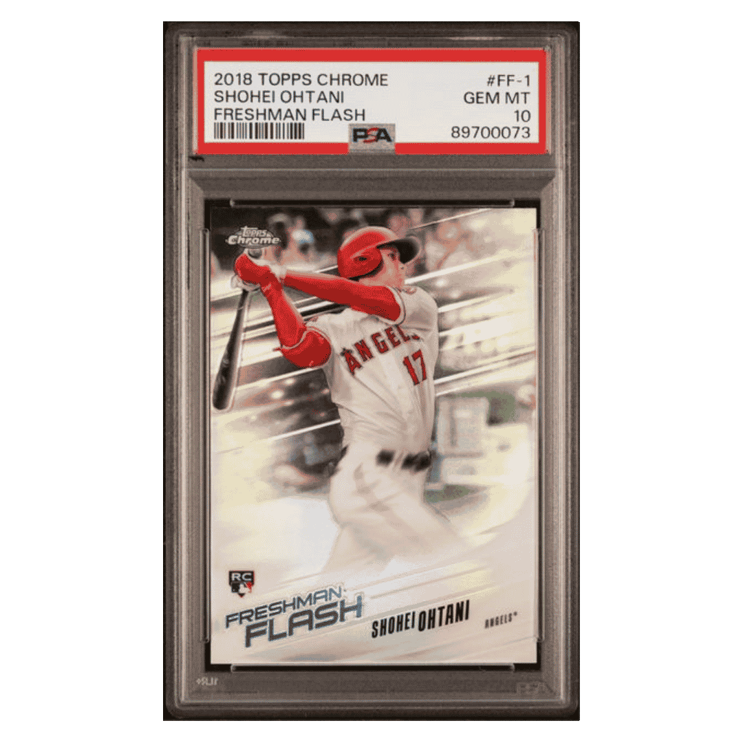 Shohei Ohtani PSA 10 2018 Topps Chrome Freshman Flash Rookie RC Card #FF-1