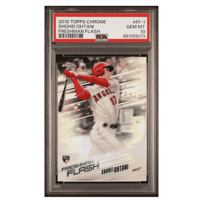 Shohei Ohtani PSA 10 2018 Topps Chrome Freshman Flash Rookie RC Card #FF-1