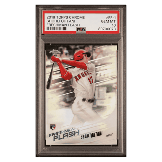 Shohei Ohtani PSA 10 2018 Topps Chrome Freshman Flash Rookie RC Card #FF-1