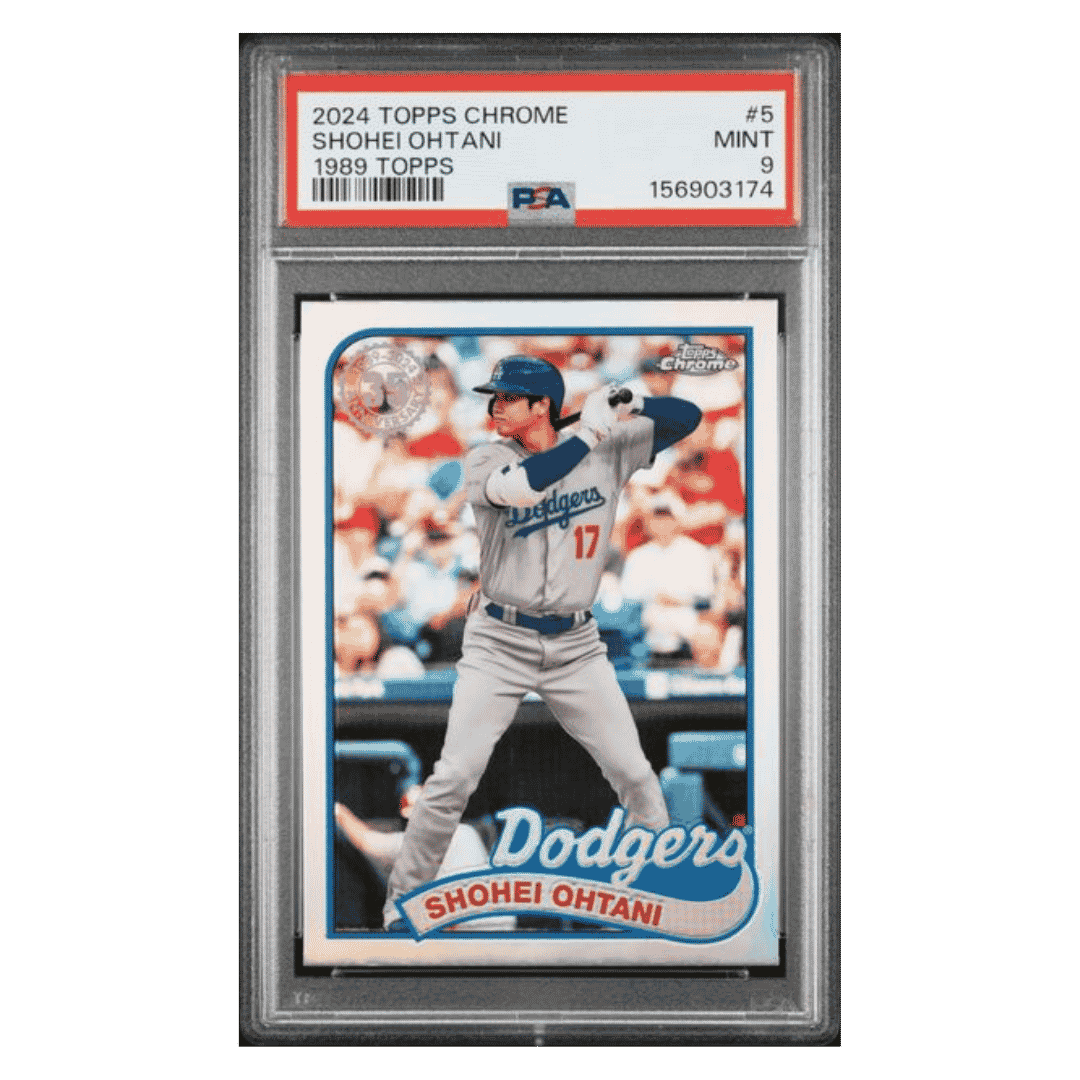 Shohei Ohtani PSA 9 2024 Topps Chrome 1989 Topps Card #5