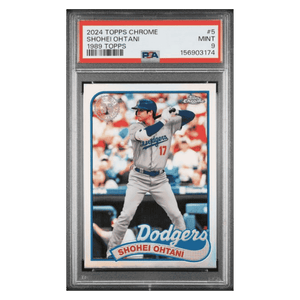 Shohei Ohtani PSA 9 2024 Topps Chrome 1989 Topps Card #5