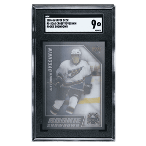 Alexander Ovechkin/ Sidney Crosby SGC 9 2005-06 Upper Deck Rookie Showdown Fleer Card #RS-SCAO