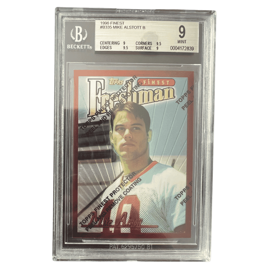 Mike Alstott BGS 9 1996 Topps Finest Freshman Card #B335