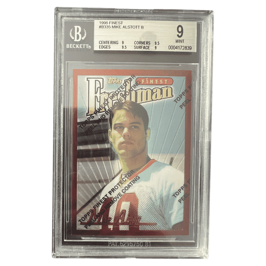 Mike Alstott BGS 9 1996 Topps Finest Freshman Card #B335