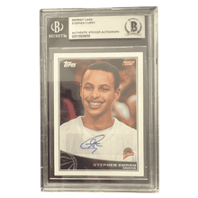 Steph Curry 2009 Topps Rookie Reprint Autograph Card #321