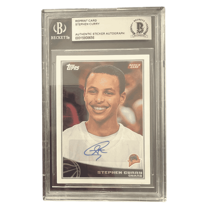 Steph Curry 2009 Topps Rookie Reprint Autograph Card #321
