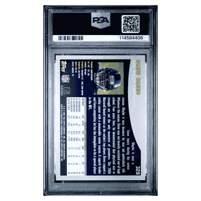 Drew Brees PSA 7 2001 Topps Rookie RC Card #328