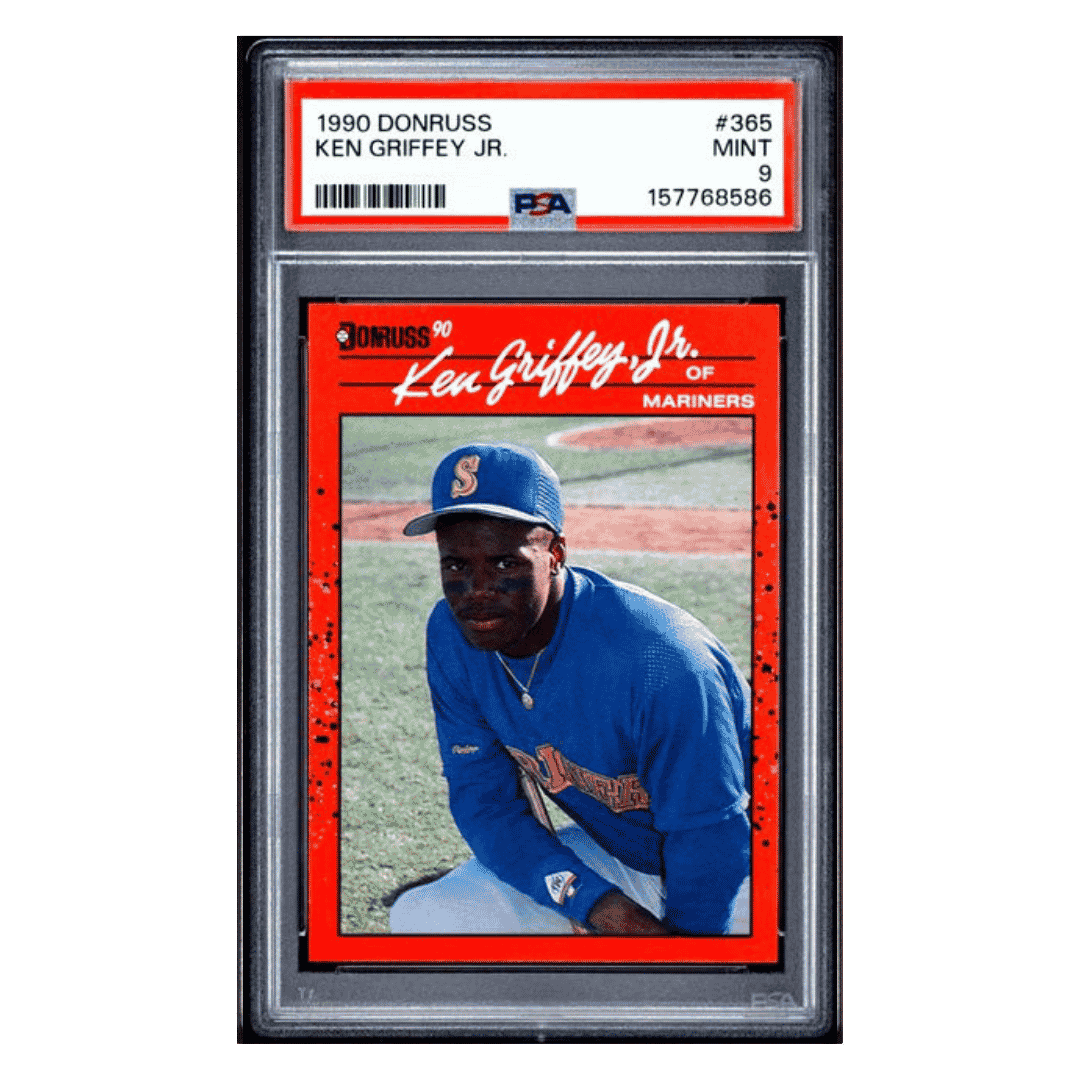 Ken Griffey Jr PSA 9 1990 Donruss Card #365