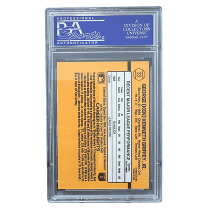 Ken Griffey Jr PSA 9 1989 Donruss Rated Rookie Card #33