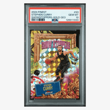 Steph Curry PSA 10 2024 Topps Finest Showstoppers Gold Geo #d/ 50 Card #S3