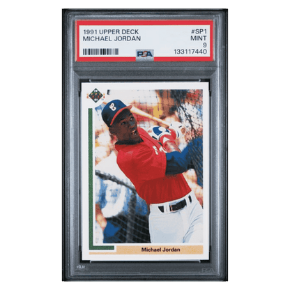 Michael Jordan PSA 9 1991 Upper Deck Card #SP1