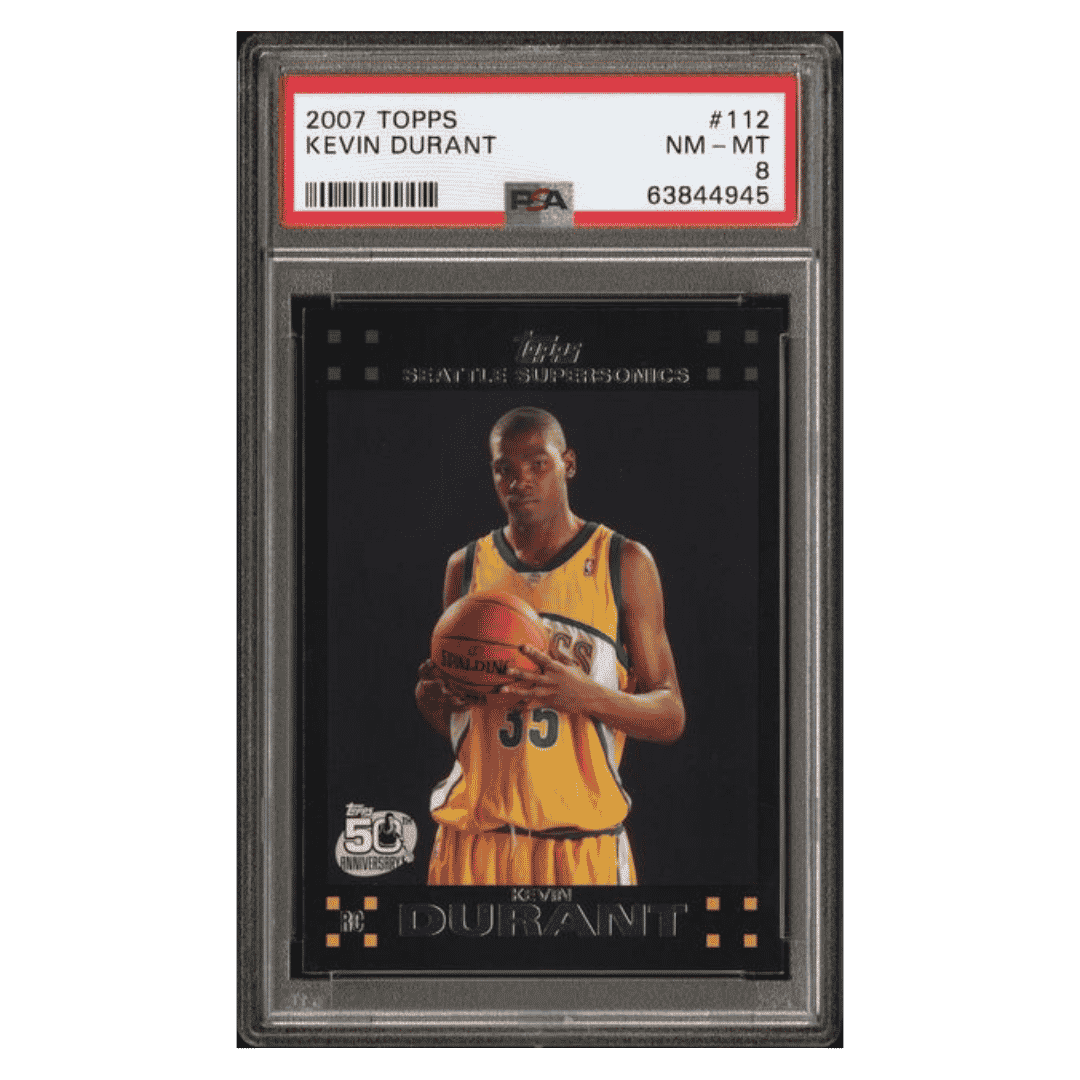 Kevin Durant PSA 8 2007 Topps Card #112
