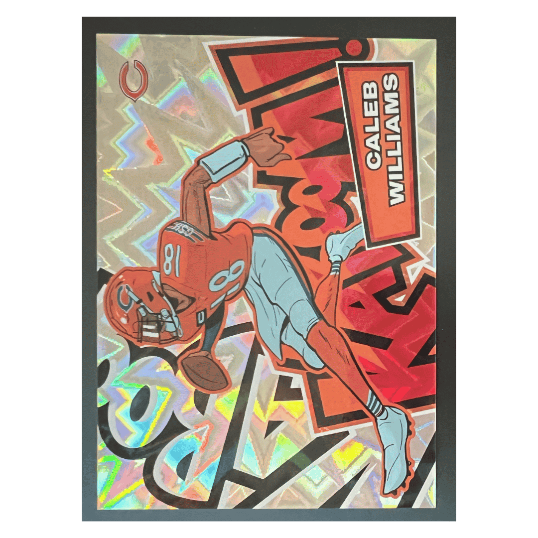 Caleb Williams 2025 Panini Absolute Kaboom! Card #4