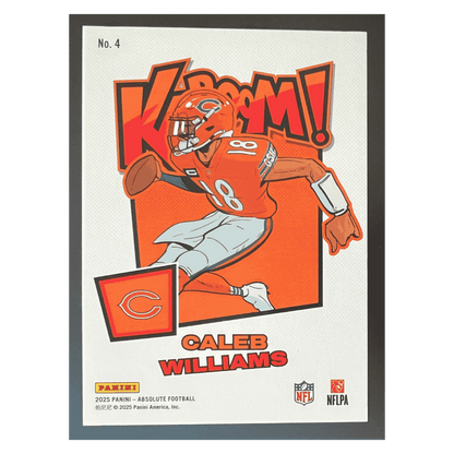 Caleb Williams 2025 Panini Absolute Kaboom! Card #4