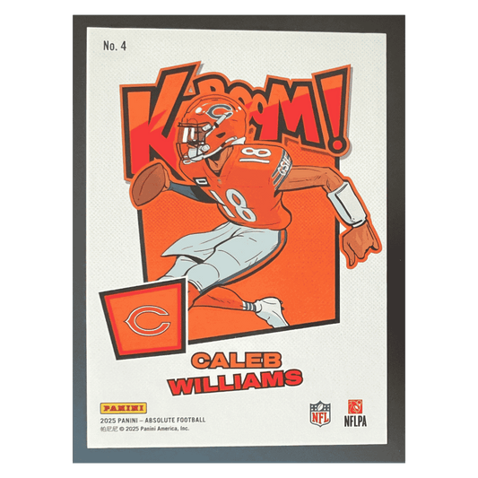 Caleb Williams 2025 Panini Absolute Kaboom! Card #4