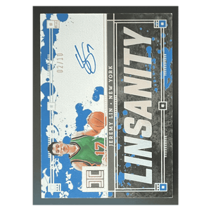 Jeremy Lin 2025-26 Panini Impeccable Nicknames Autograph #d/ 10 Card #IN-LIN