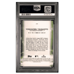 
Yoshinobu Yamamoto PSA 9 2025 Topps Finest Bullish Card