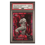 
Jordan Walker PSA 10 2023 Topps Chrome Update Magenta/ Purple Lava Lamp Rookie RC