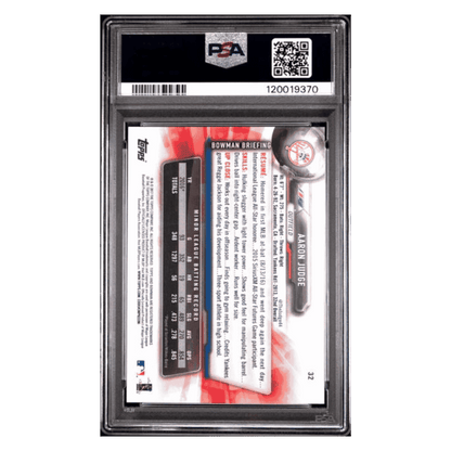 Aaron Judge PSA 9 2017 Bowman Rookie RC Card #32