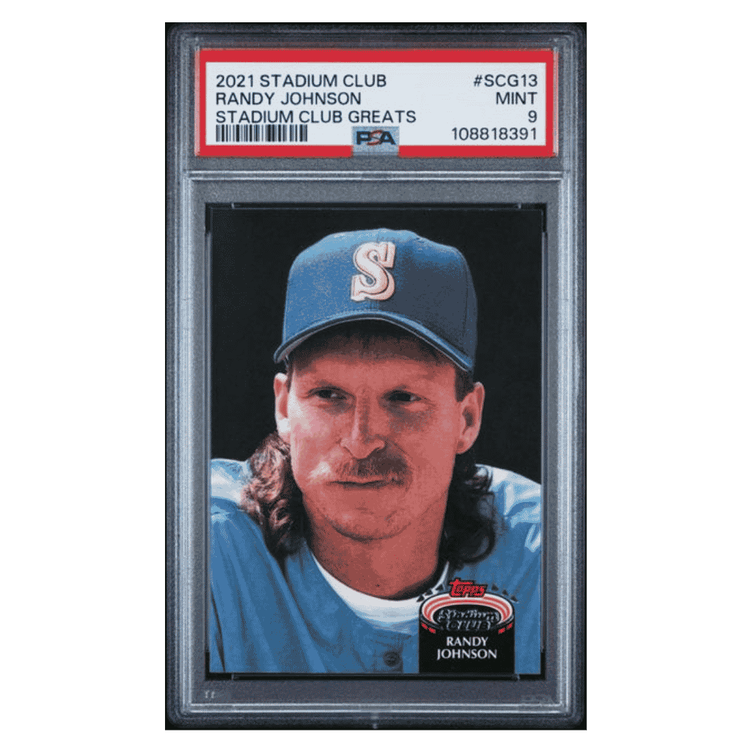 Randy Johnson PSA 9 2021 Topps Stadium Club Greats POP 2 Card #SCG13