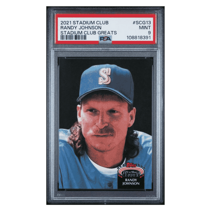 Randy Johnson PSA 9 2021 Topps Stadium Club Greats POP 2 Card #SCG13